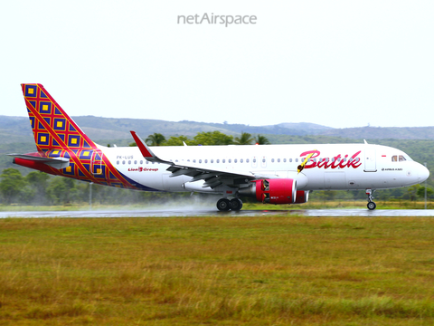 Batik Air Airbus A320-214 (PK-LUS) at  Banda Aceh - Sultan Iskandar Muda International, Indonesia