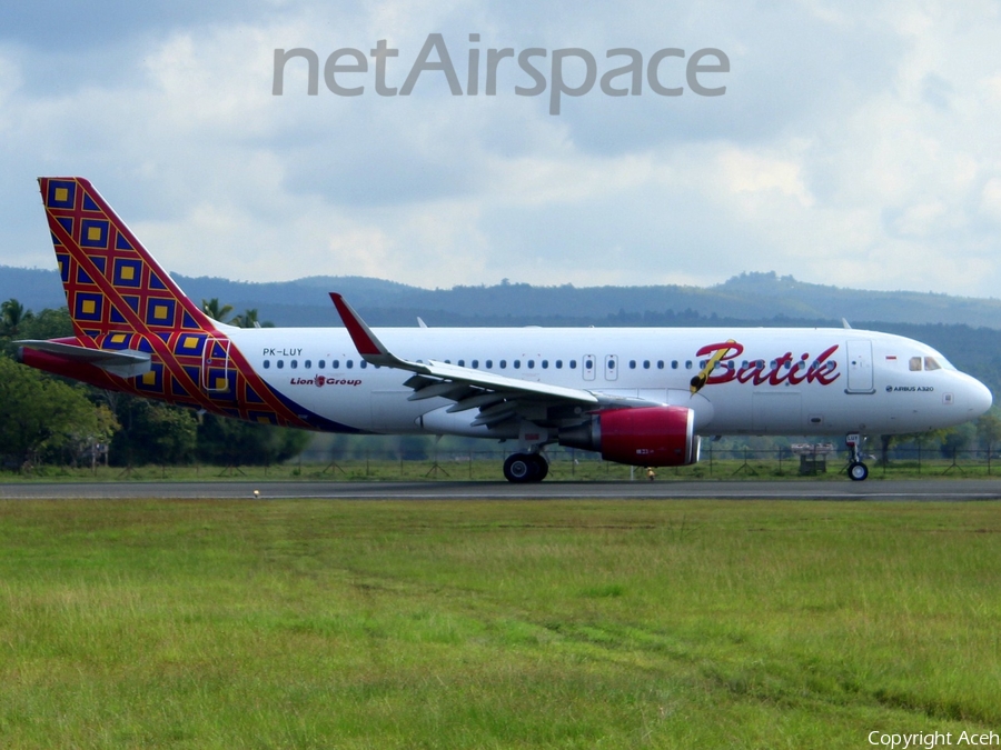 Batik Air Airbus A320-214 (PK-LUY) | Photo 293727