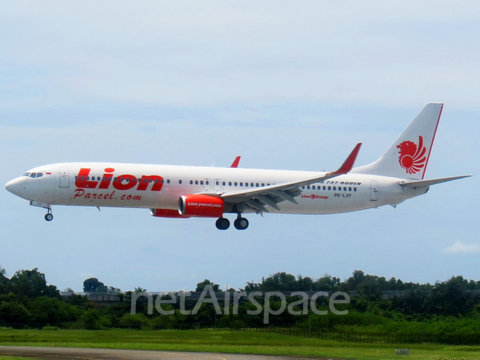 Lion Air Boeing 737-9GP(ER) (PK-LVF) at  Palembang - Sultan Mahmud Badaruddin II International, Indonesia