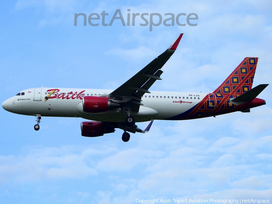 Batik Air Airbus A320-214 (PK-LZG) | Photo 273214