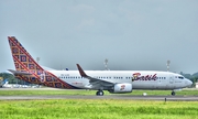 Batik Air Boeing 737-8GP (PK-LZO) at  Adisumarmo International, Indonesia