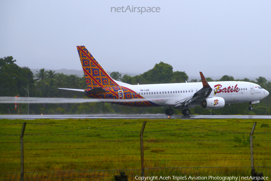 Batik Air Boeing 737-8GP (PK-LZQ) | Photo 537112