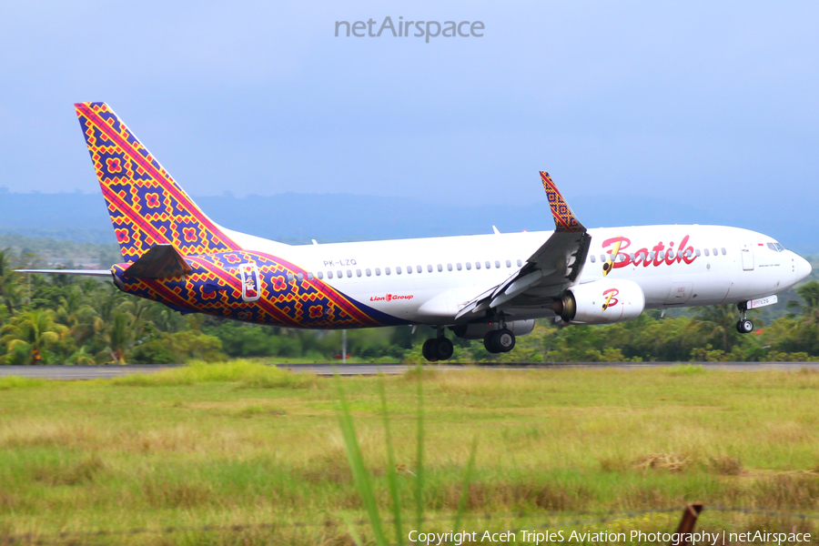 Batik Air Boeing 737-8GP (PK-LZQ) | Photo 537125