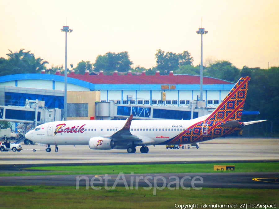 Batik Air Boeing 737-8GP (PK-LZQ) | Photo 623351