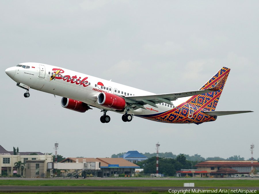 Batik Air Boeing 737-8GP (PK-LZY) | Photo 425118
