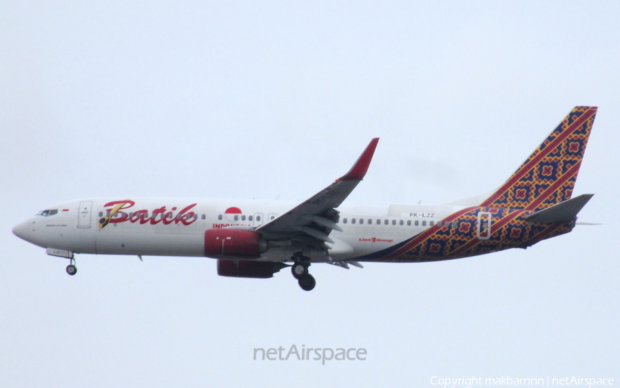 Batik Air Boeing 737-8GP (PK-LZZ) | Photo 512592