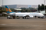 Merpati Nusantara Airlines Boeing 737-4Q8 (PK-MDO) at  Jakarta - Soekarno-Hatta International, Indonesia