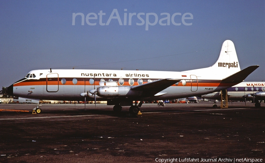 Merpati Nusantara Airlines Vickers Viscount 818 (PK-MVK) | Photo 435434