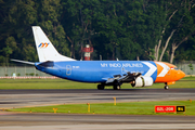 My Indo Airlines Boeing 737-3Z0(SF) (PK-MYI) at  Singapore - Changi, Singapore