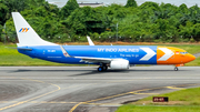 My Indo Airlines Boeing 737-86N(BCF) (PK-MYI) at  Balikpapan Sepinggan - International, Indonesia