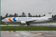 My Indo Airlines Boeing 737-436(SF) (PK-MYJ) at  Pontianak - Supadio International, Indonesia