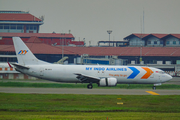 My Indo Airlines Boeing 737-4B7(SF) (PK-MYV) at  Jakarta - Soekarno-Hatta International, Indonesia