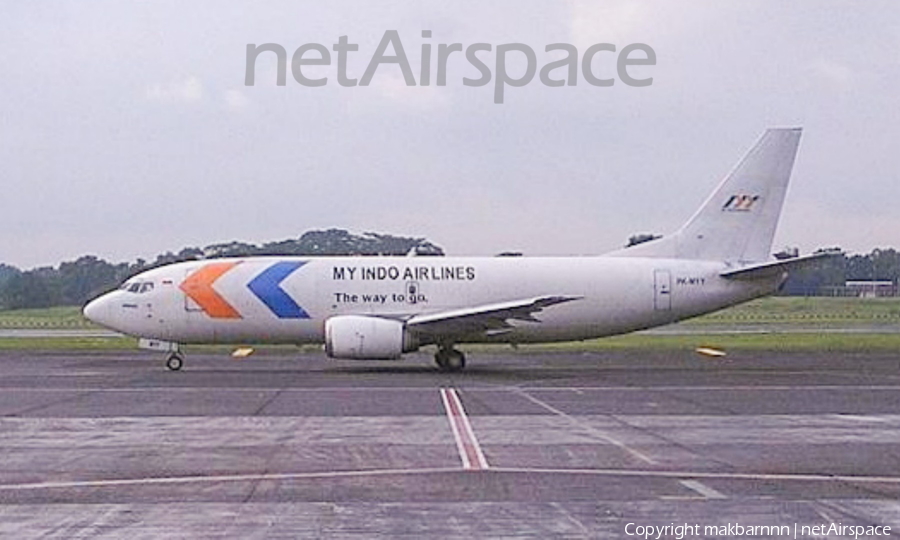 My Indo Airlines Boeing 737-347(SF) (PK-MYY) | Photo 459988