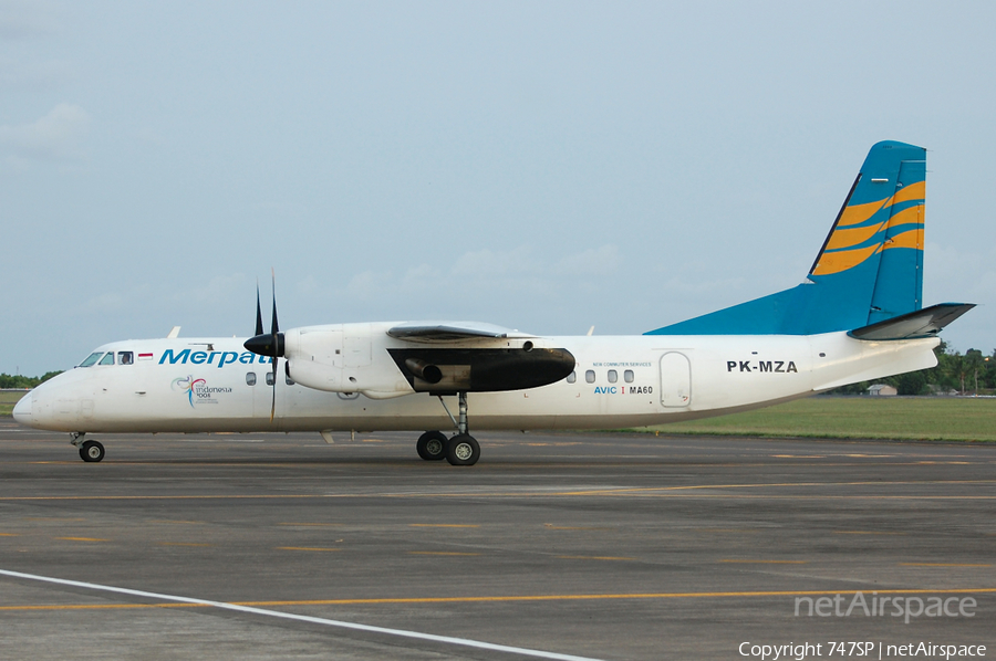 Merpati Nusantara Airlines Xian MA60 (PK-MZA) | Photo 51587