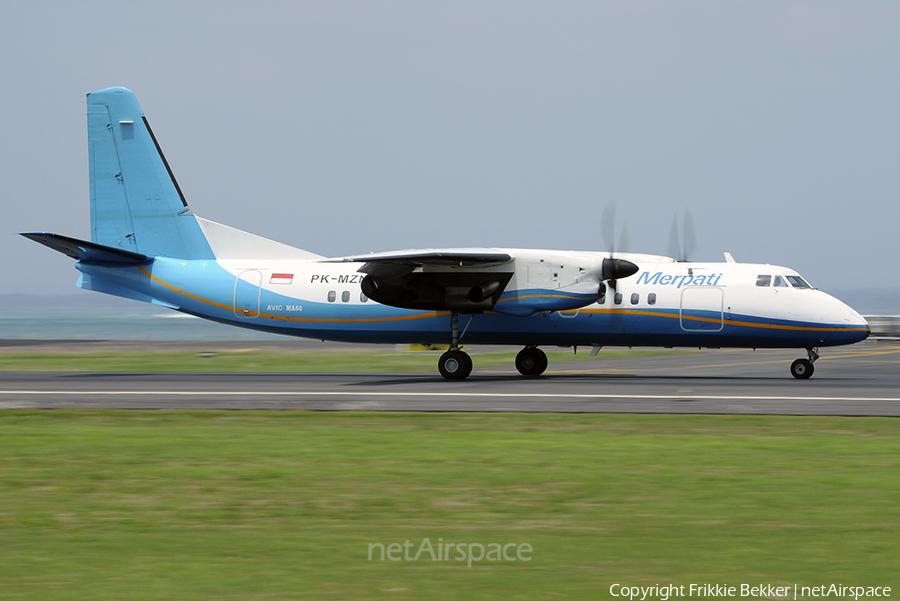 Merpati Nusantara Airlines Xian MA60 (PK-MZN) | Photo 19075