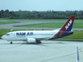 Nam Air Boeing 737-524 (PK-NAJ) at  Palembang - Sultan Mahmud Badaruddin II International, Indonesia