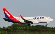 Nam Air Boeing 737-524 (PK-NAT) at  Adisumarmo International, Indonesia