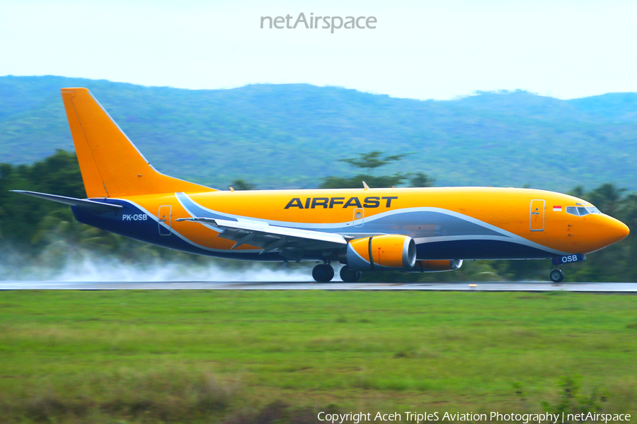 Airfast Indonesia Boeing 737-33V(QC) (PK-OSB) | Photo 631992
