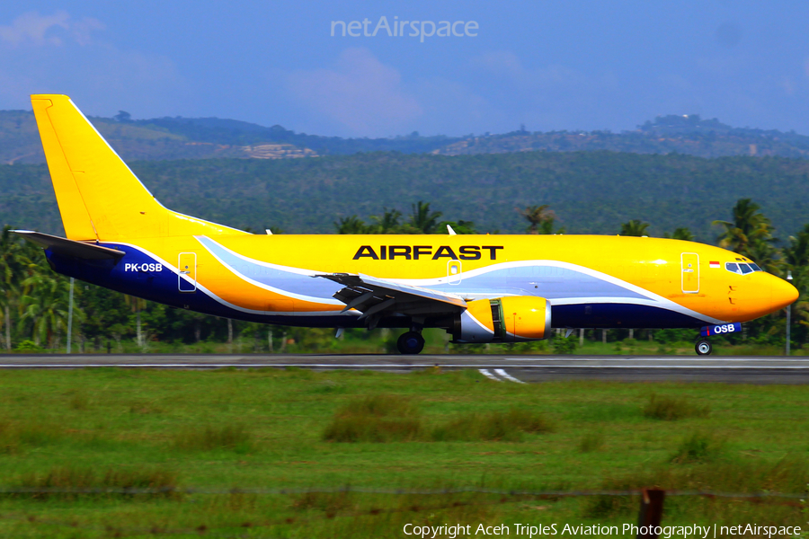 Airfast Indonesia Boeing 737-33V(QC) (PK-OSB) | Photo 632401