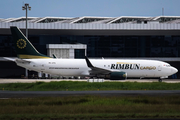 Rimbun Air Boeing 737-86Q(SF) (PK-OTD) at  Syamsudin Noor International, Indonesia