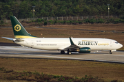 Rimbun Air Boeing 737-86Q(SF) (PK-OTD) at  Syamsudin Noor International, Indonesia