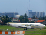 Rimbun Air Boeing 737-3Q8(SF) (PK-OTS) at  Jakarta - Soekarno-Hatta International, Indonesia