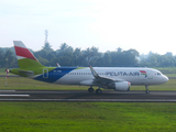 Pelita Air Service Airbus A320-214 (PK-PWD) at  Palembang - Sultan Mahmud Badaruddin II International, Indonesia