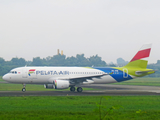 Pelita Air Service Airbus A320-214 (PK-PWI) at  Palembang - Sultan Mahmud Badaruddin II International, Indonesia