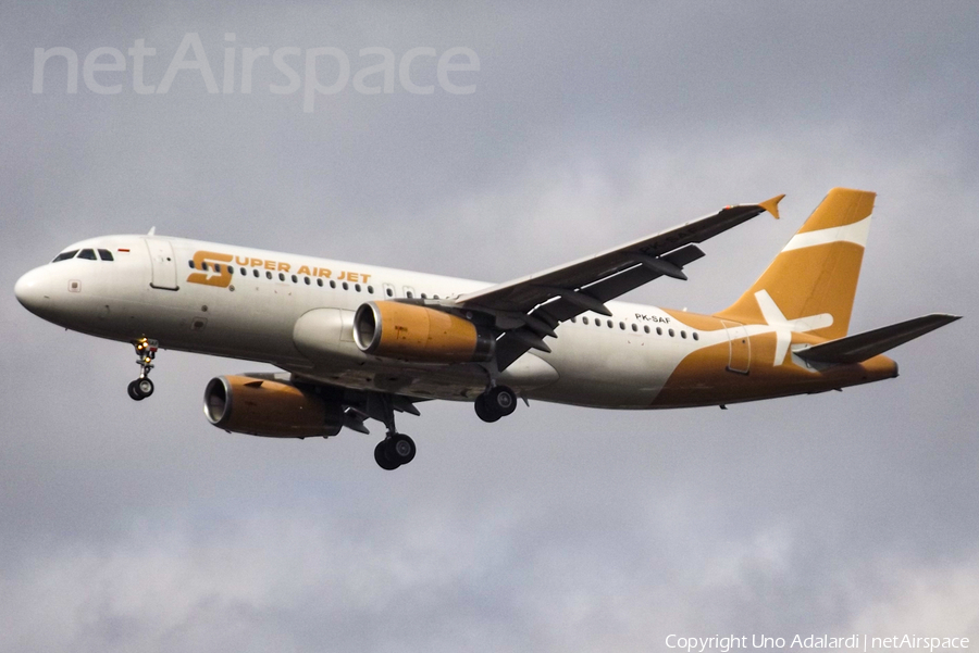 Super Air Jet Airbus A320-232 (PK-SAF) | Photo 636443
