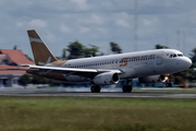 Super Air Jet Airbus A320-232 (PK-SAK) at  Syamsudin Noor International, Indonesia