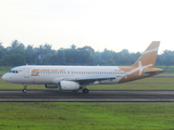 Super Air Jet Airbus A320-232 (PK-SAM) at  Palembang - Sultan Mahmud Badaruddin II International, Indonesia