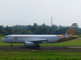 Super Air Jet Airbus A320-232 (PK-SAU) at  Palembang - Sultan Mahmud Badaruddin II International, Indonesia