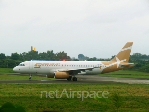 Super Air Jet Airbus A320-232 (PK-SAY) at  Palembang - Sultan Mahmud Badaruddin II International, Indonesia