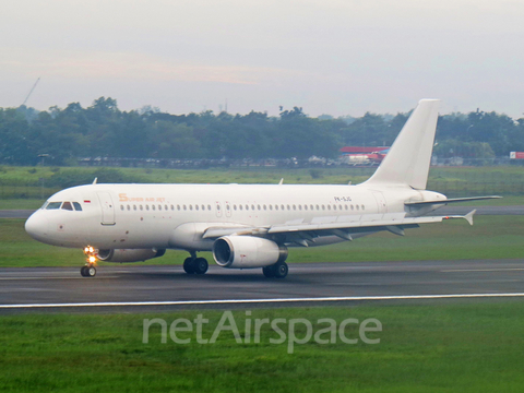 Super Air Jet Airbus A320-232 (PK-SJG) at  Palembang - Sultan Mahmud Badaruddin II International, Indonesia