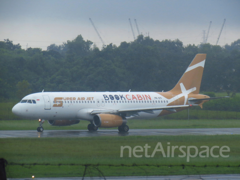 Super Air Jet Airbus A320-232 (PK-STI) at  Palembang - Sultan Mahmud Badaruddin II International, Indonesia