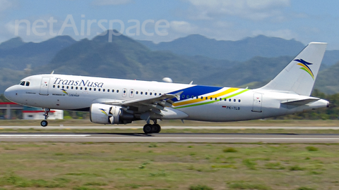 TransNusa Aviation Mandiri Airbus A320-214 (PK-TLB) at  Yogyakarta - International, Indonesia