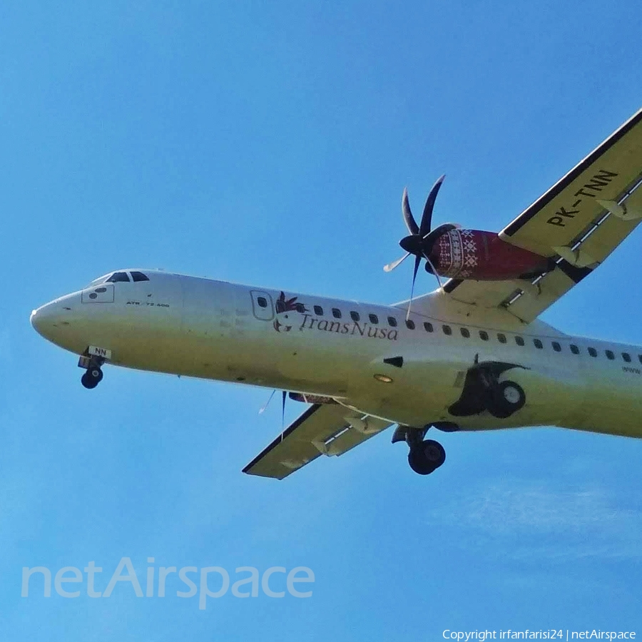 TransNusa Aviation Mandiri ATR 72-600 (PK-TNN) | Photo 598132