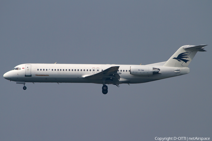 Transwisata Prima Aviation Fokker 100 (PK-TWN) | Photo 398879