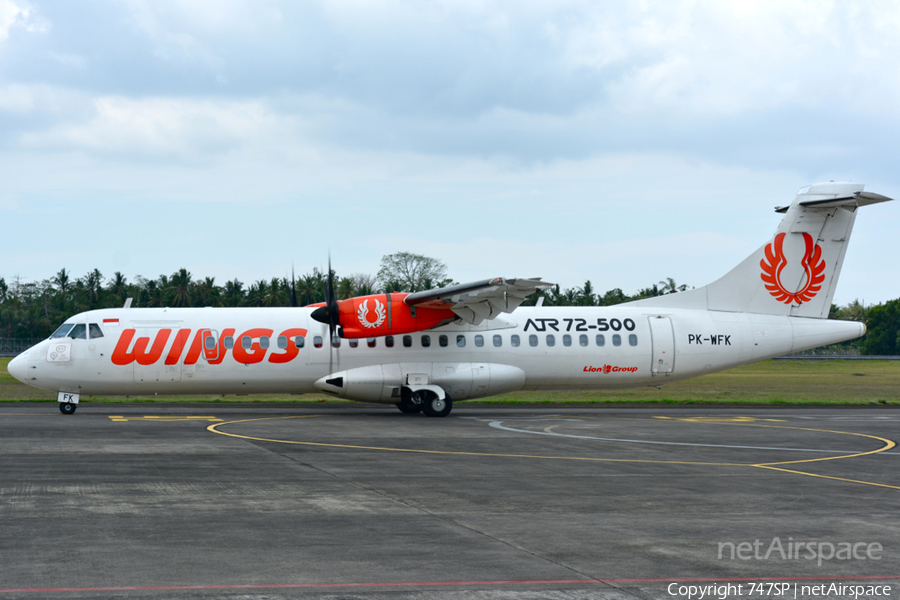 Wings Air ATR 72-500 (PK-WFK) | Photo 35776