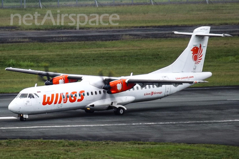 Wings Air ATR 72-600 (PK-WJU) at  Syamsudin Noor International, Indonesia