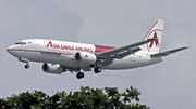 Asia Cargo Airlines Boeing 737-36N(SF) (PK-YGH) at  Balikpapan Sepinggan - International, Indonesia