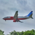 Trigana Air Service Boeing 737-3M8 (PK-YRD) at  Balikpapan Sepinggan - International, Indonesia