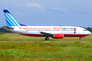 Trigana Air Service Boeing 737-3M8 (PK-YRD) at  Banda Aceh - Sultan Iskandar Muda International, Indonesia