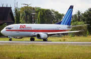 J&T Express Boeing 737-3L9 (PK-YSH) at  Syamsudin Noor International, Indonesia