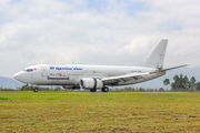 Trigana Air Service Boeing 737-301(SF) (PK-YST) at  Rembele, Indonesia