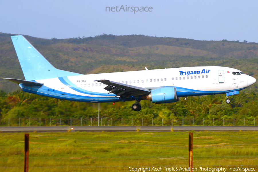 Trigana Air Service Boeing 737-330(QC) (PK-YSV) | Photo 531163