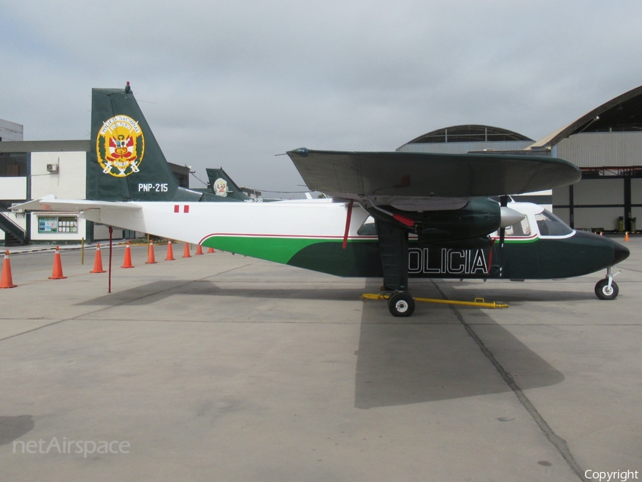 Peru - Policia Nacional Britten-Norman BN-2B-26 Islander (PNP-215) | Photo 358991