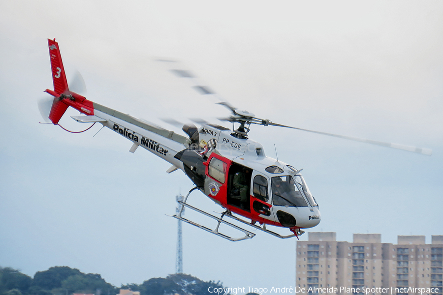 Brazil - Policia Militar de São Paulo Helibras HB350BA Esquilo (PP-EOE) | Photo 486649