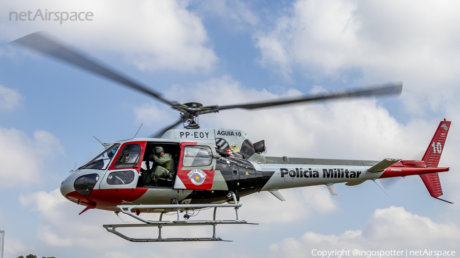 Brazil - Military Police Helibras HB350B2 Esquilo (PP-EOY) | Photo 398451