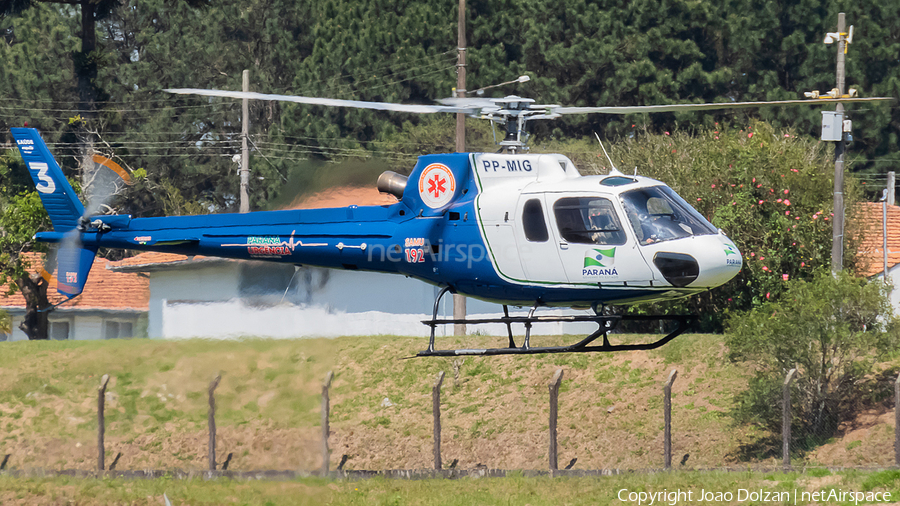 Brazil - Government of Parana Helibras HB350B2 Esquilo (PP-MIG) | Photo 352037